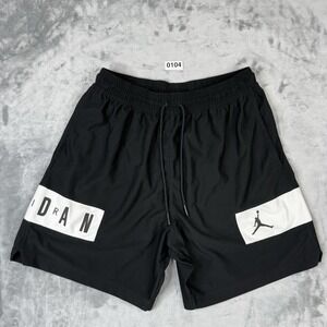 Jordan Shorts Men's Air Jordan Dri-fit Size L Black/White Basketball Shorts
